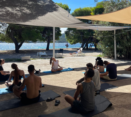 Stretching w Orebić w Chorwacji