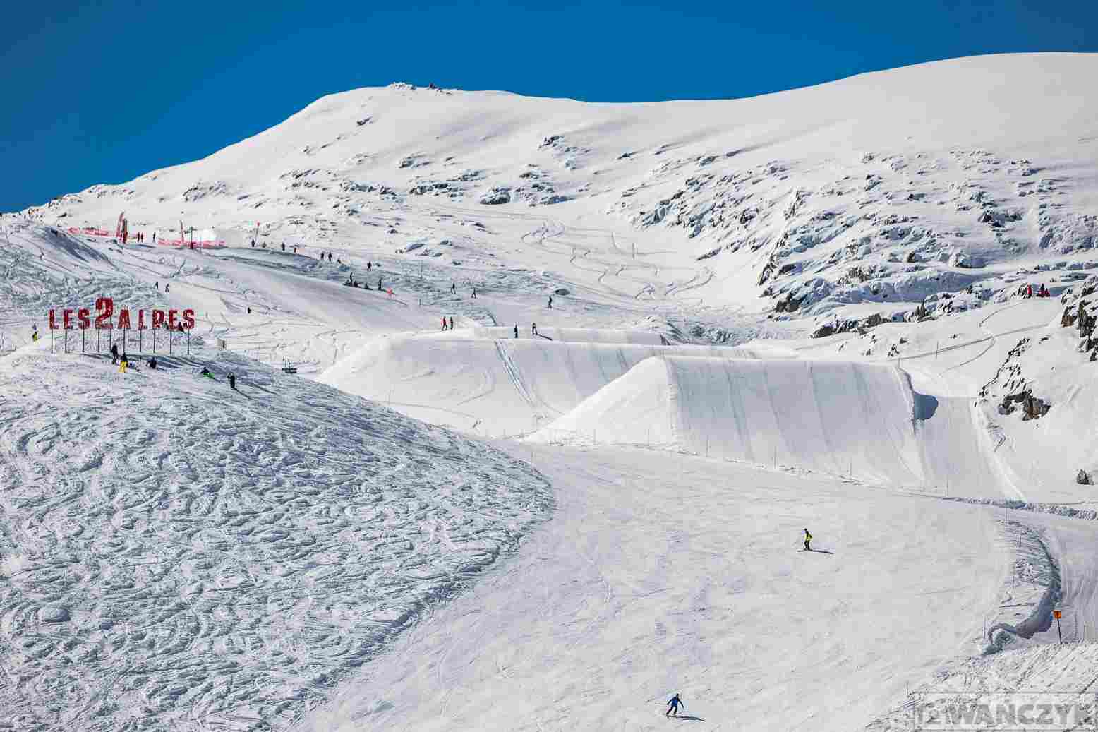 warunki śniegowe w ośrodku Les Deux Alpes