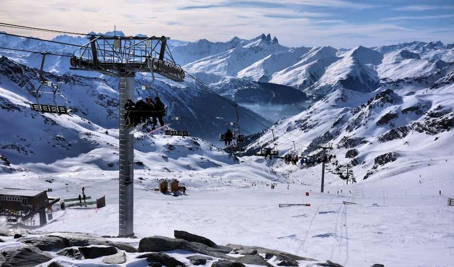 Trzy Doliny - największy ośrodek w Alpach