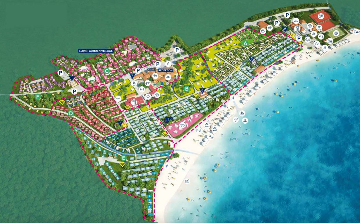 Valamar Camping San Marino na wyspie Rab