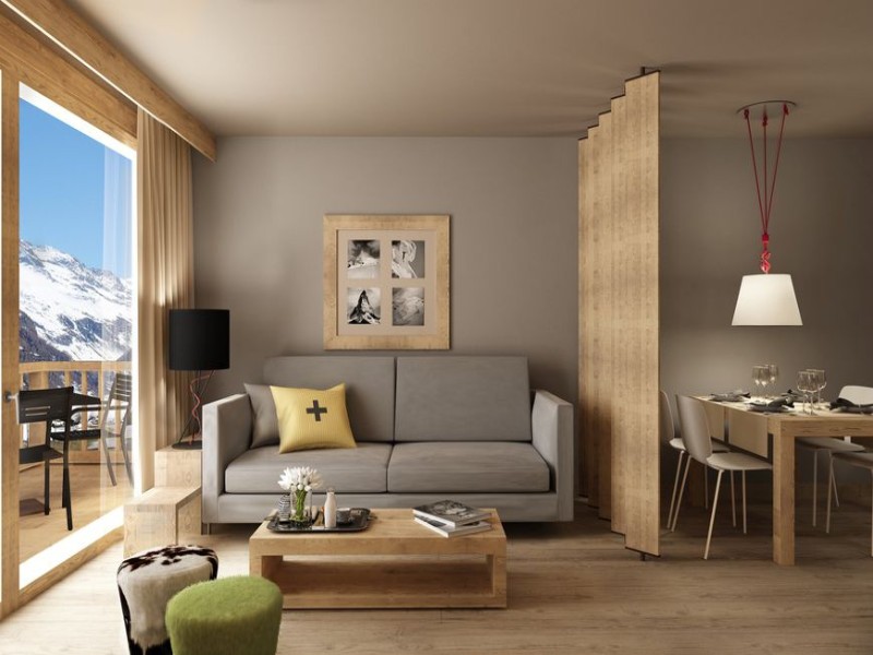 apartament 4-osobowy w rezydencji Swisspeak Resort w Zinal