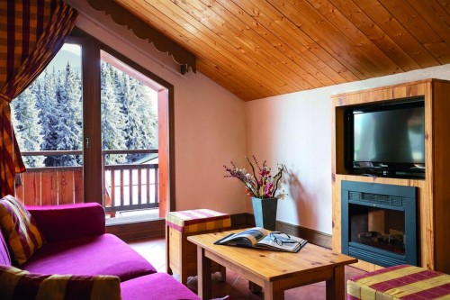 apartament 6-osobowy Comfort w rezydencji Le Hameau des Airelles w Montgenevre
