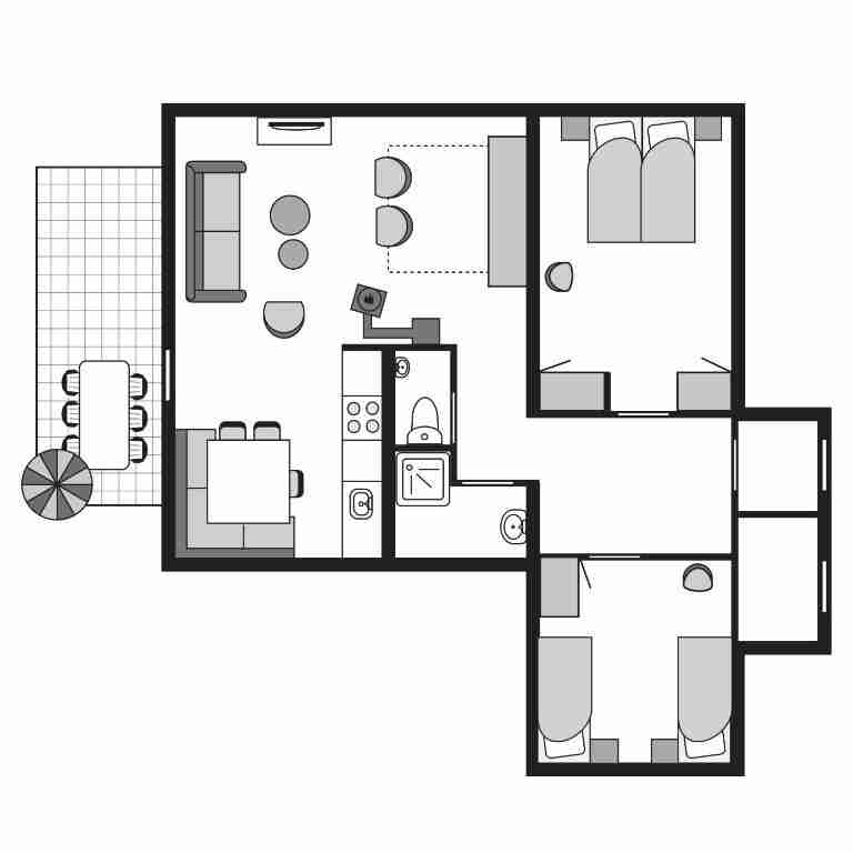 apartament 6-osobowy w rezydencji Landal w Katschberg