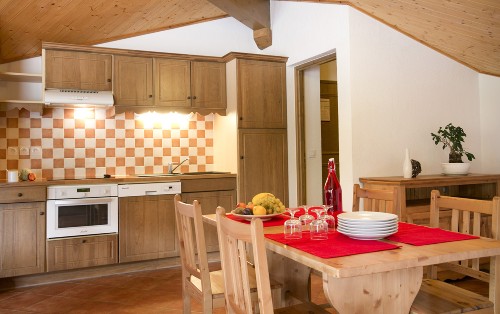apartament 6-osobowy Comfort w rezydencji Le Hameau des Airelles w Montgenevre