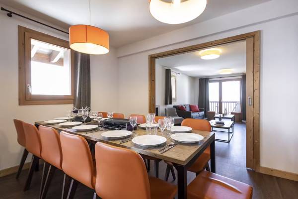 apartament 12-osobowy superior w rezydencji Le cœur des Loges w Les Menuires