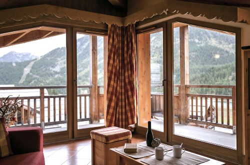 apartament 6-osobowy Standard w rezydencji Le Hameau des Airelles w Montgenevre