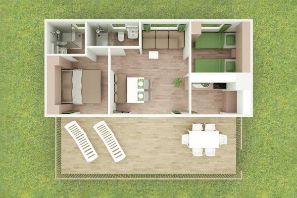 Domek typu Lopar na Lopar Camping Rab