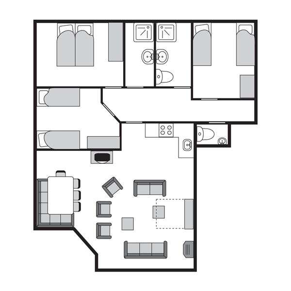 apartament 8-osobowy w rezydencji Landal w Bad Kleinkirchheim