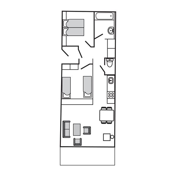 apartament 6-osobowy w rezydencji Landal w Rehrenberg
