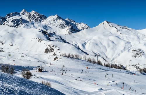 Ośrodek narciarski w Valmenier we Francji