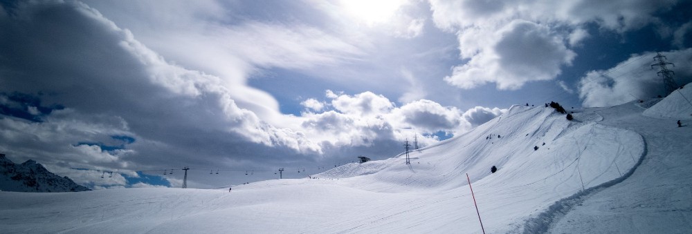 Alpy szwajcarskie zimą